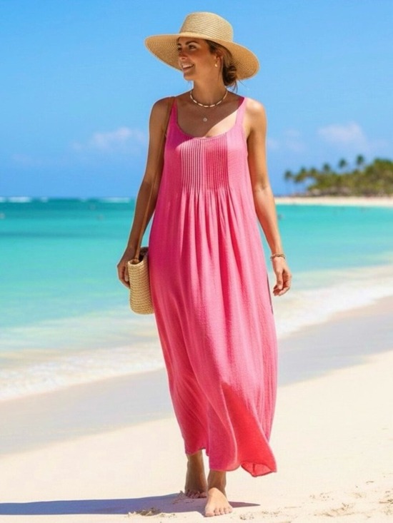 Nanette Lepore Dresses & Skirts - ** Nanette by Nanette Lepore Carmine Pink Maxi Boho Dress Size 14